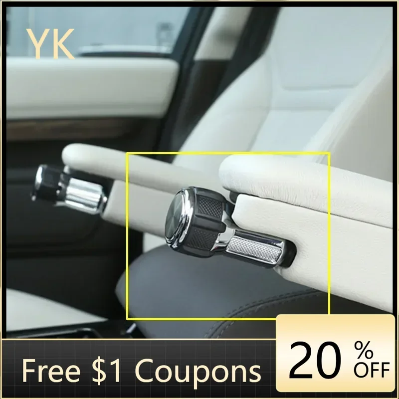 

For Range Rover Vogue Sport L405 14-22 Alloy Seat Armrest Box Adjustment Konbs for Landrover Discovery 5 LR5 17-22 Car Refitting