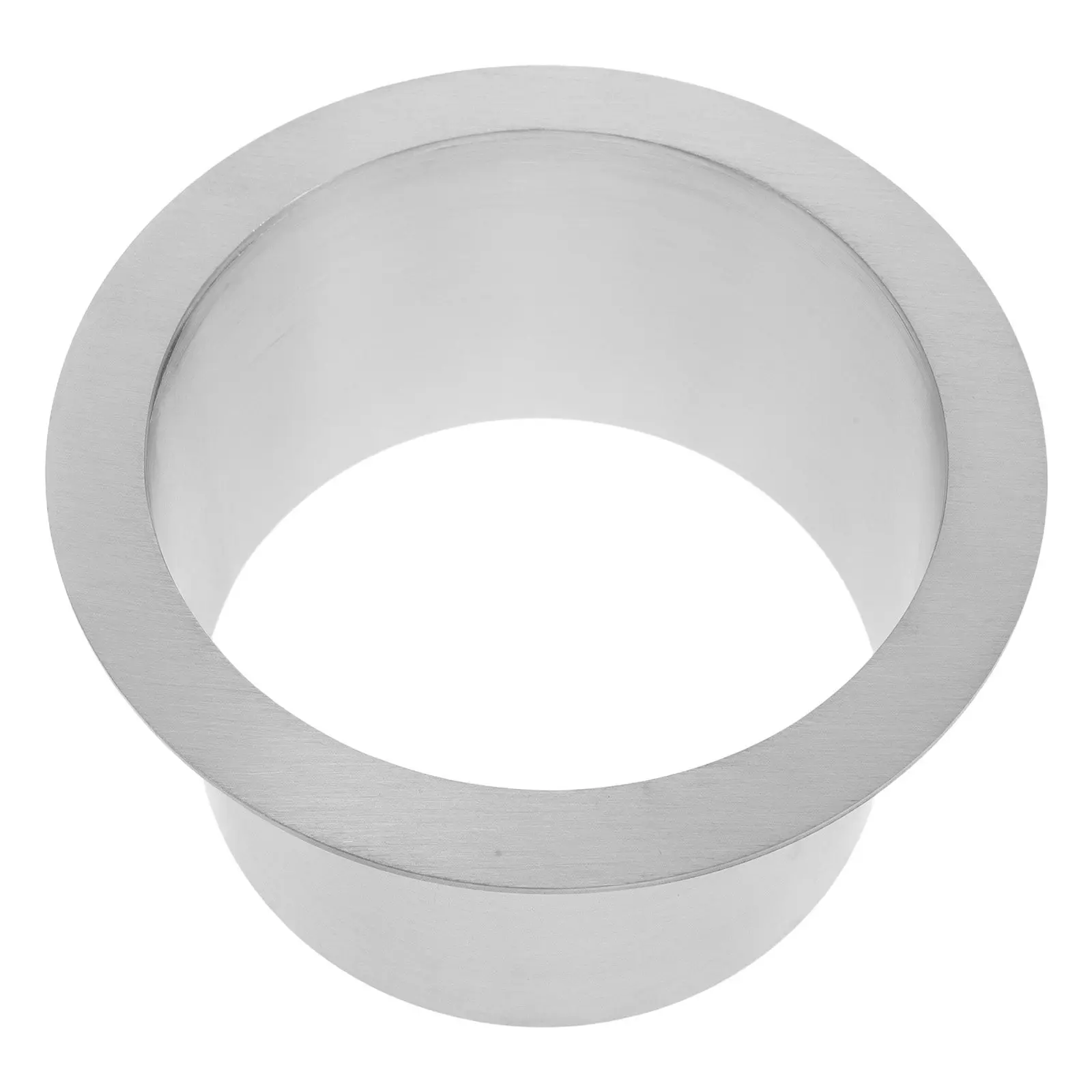 Recessed Trash Can Lid Embedded Stainless Steel Round Countertop Waste Chute Cover for Kitchen Office Built-in Garbage Ring