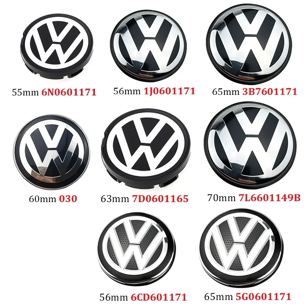 4pcs/set 56mm/65mm/66mm Car Styling Wheel Center Cap Hub Covers Badge Accessories For VW Volkswagen Golf 3B7601171 5G0601171