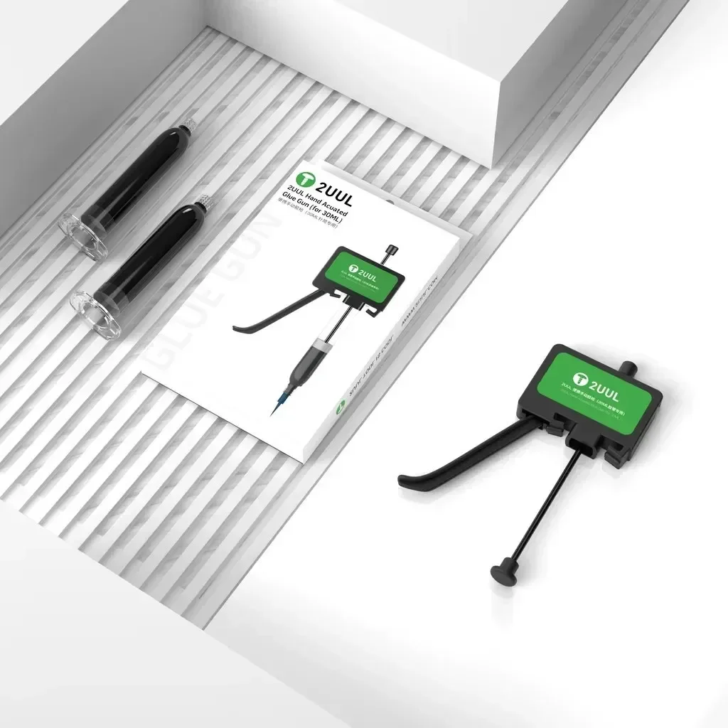2UUL SC06 Solder Paste Extruder for 30ML Tube Welding Oil Flux Booster UV Glue Booster for PCB SMD Automatic Glue Repair Tools