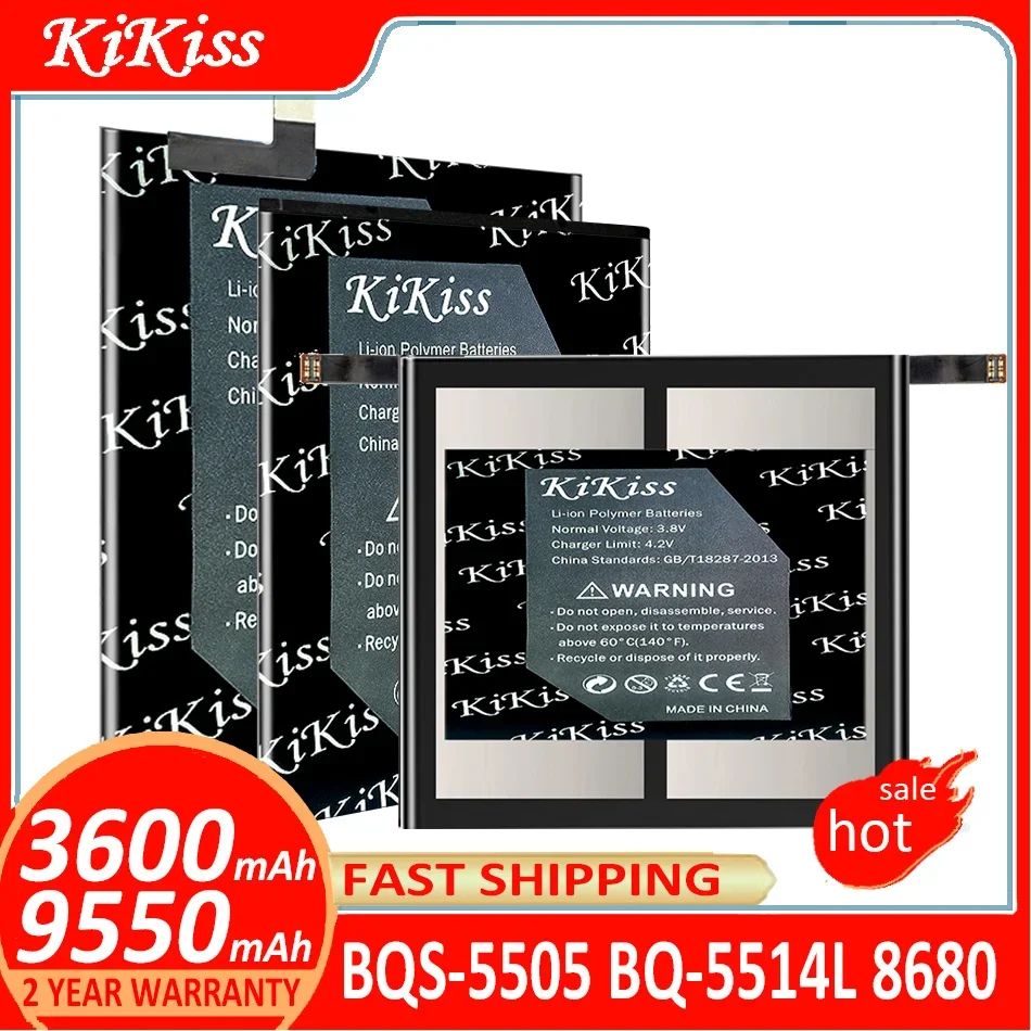 Аккумулятор KiKiss для BQ BQS-5505 BQ-5514L Strike Power 4G 8680/BRAVIS A551 Atlas Батарейки + трек NO
