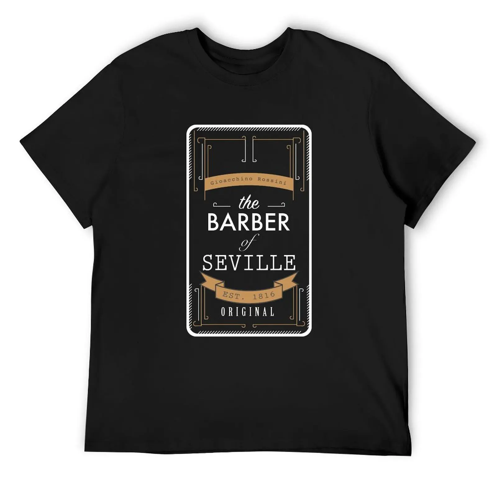 Barbershop of Seville T-Shirt vintage t shirts anime clothes men t shirts