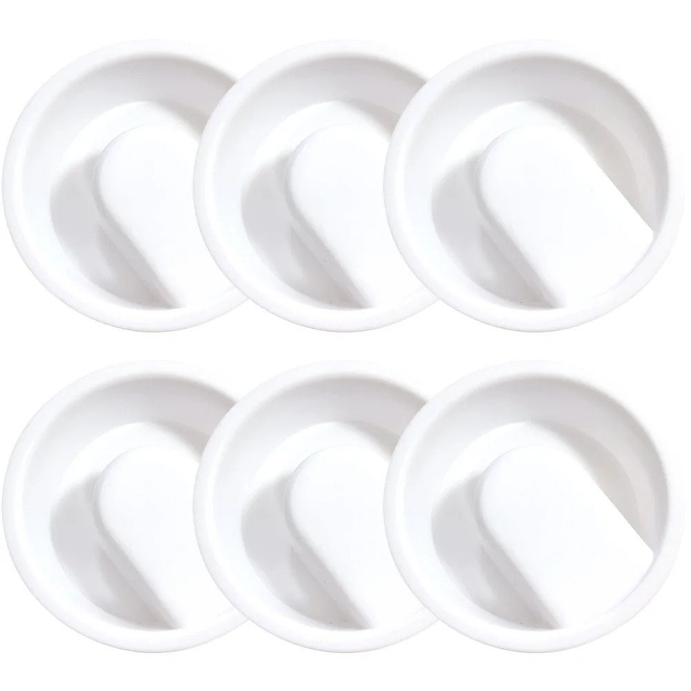 

6pcs Compact Pitcher Lids Replaceable Water Jug Covers For Home Restaurant Use Carafe Accessories Kitchen Bar Supplies