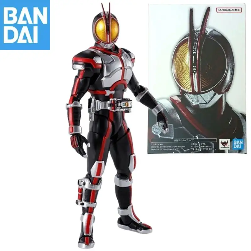 

Подлинная BANDAI S.H.Figuarts MASKED RIDER FAIZ 555 145 мм ПВХ фигурка модель в наличии оригинальная коллекционная фигурка игрушки
