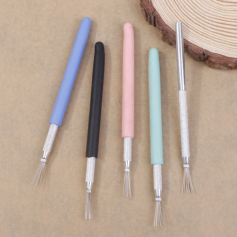 7 Pin Feather Wire Texture Ceramics Tools Polymer Clay Sculpting Modeling Tool DIY Pottery Brush Pottery Tools Cake Accessories