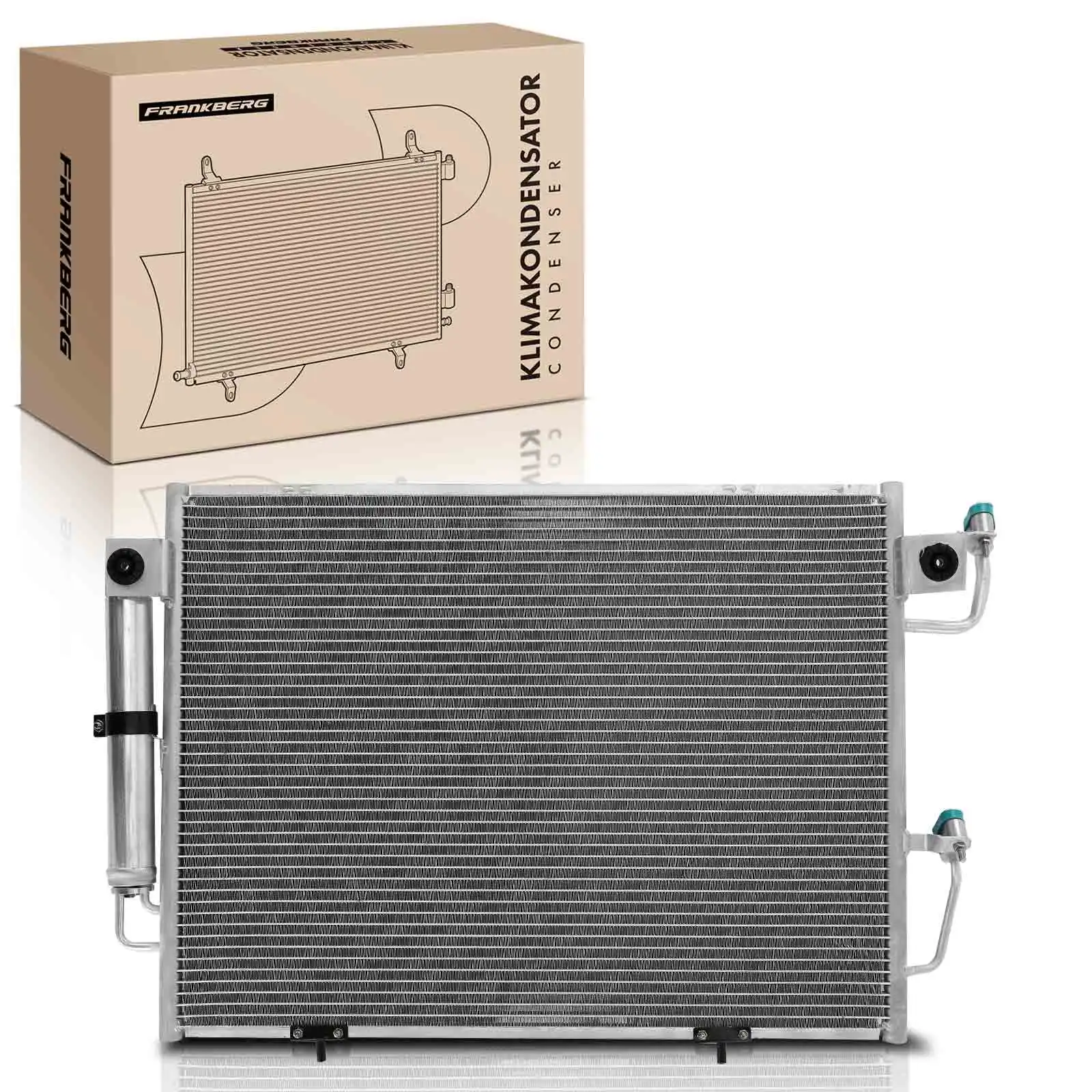 Frankberg 1x Kondensator Klimaanlage für Mitsubishi Pajero 2000-2007 2.5L 3.2L 3.5L MN123332 7812A156 7812A050 CN4699PFC