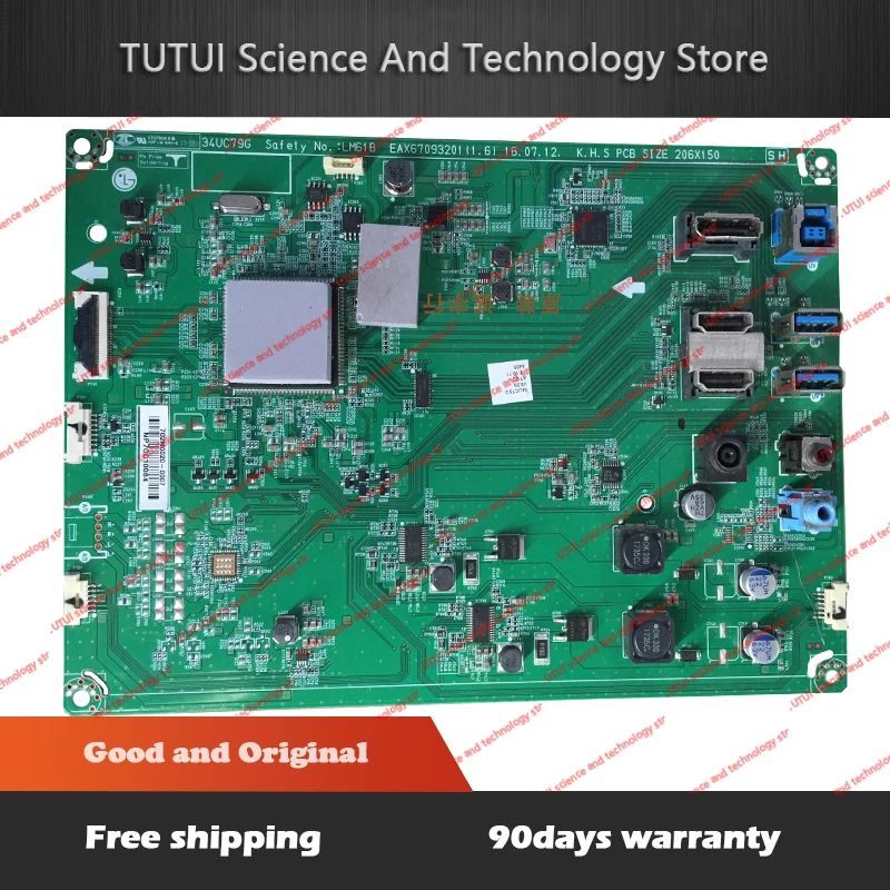 free shipping for 34UC79G drive board 34UC79G motherboard