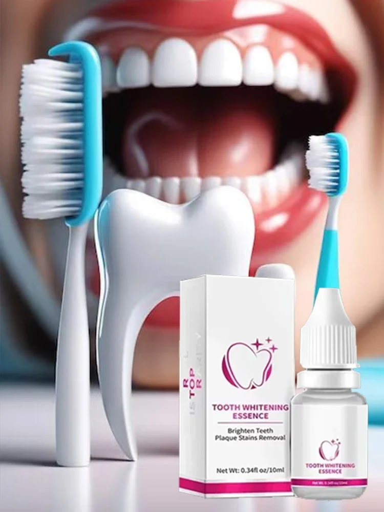 

New Teeth Whitening Tooth Whitener Bleach Deep Cleaning Remove Tooth Stains Teeth Whitening Kit Cleaning Serum Products090434