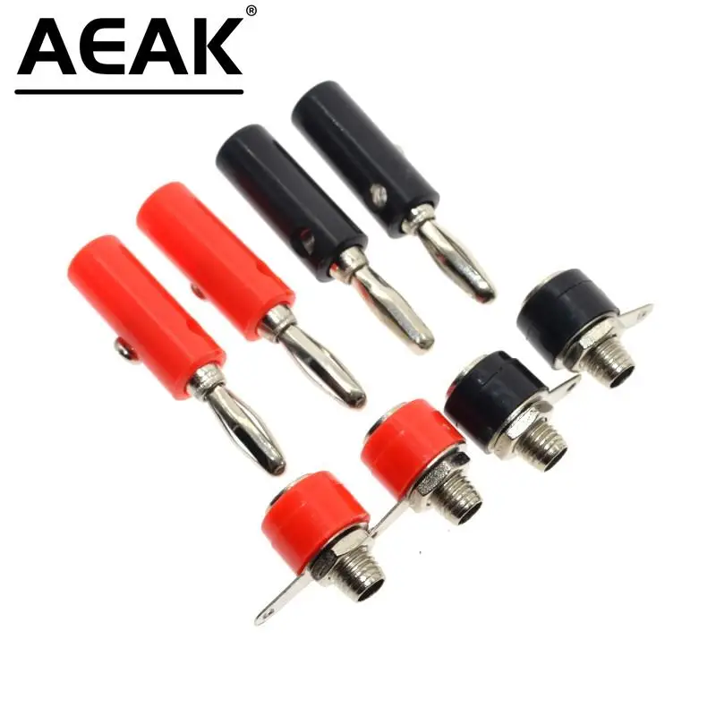1male and Female 4mm Banana Plug Male and Female to Insert Connector Banana Pin DIY Model Parts