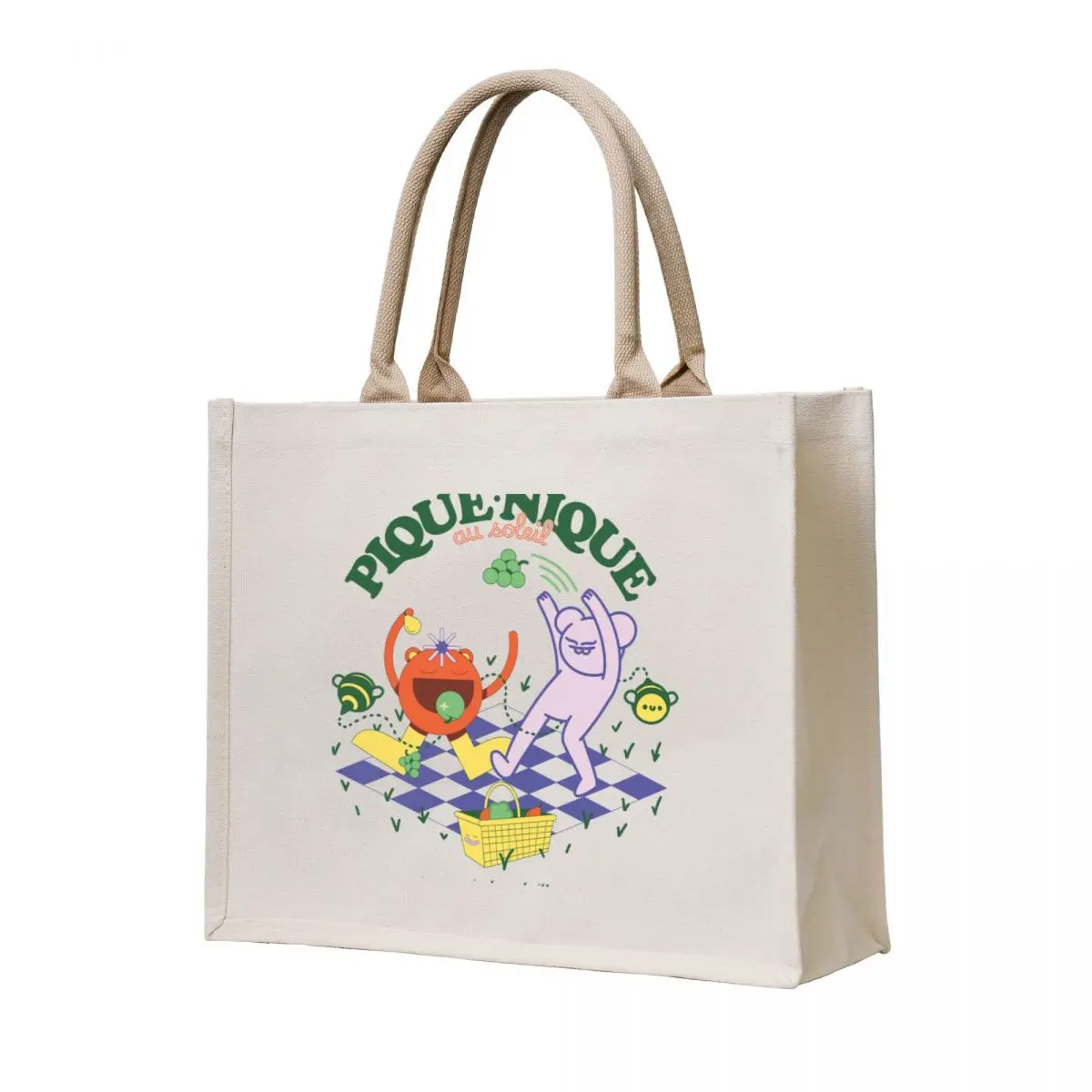 

PIQUE-NIQUE AU SOLEIL - Tote Bag university shopper bag tote bags men Eco bag