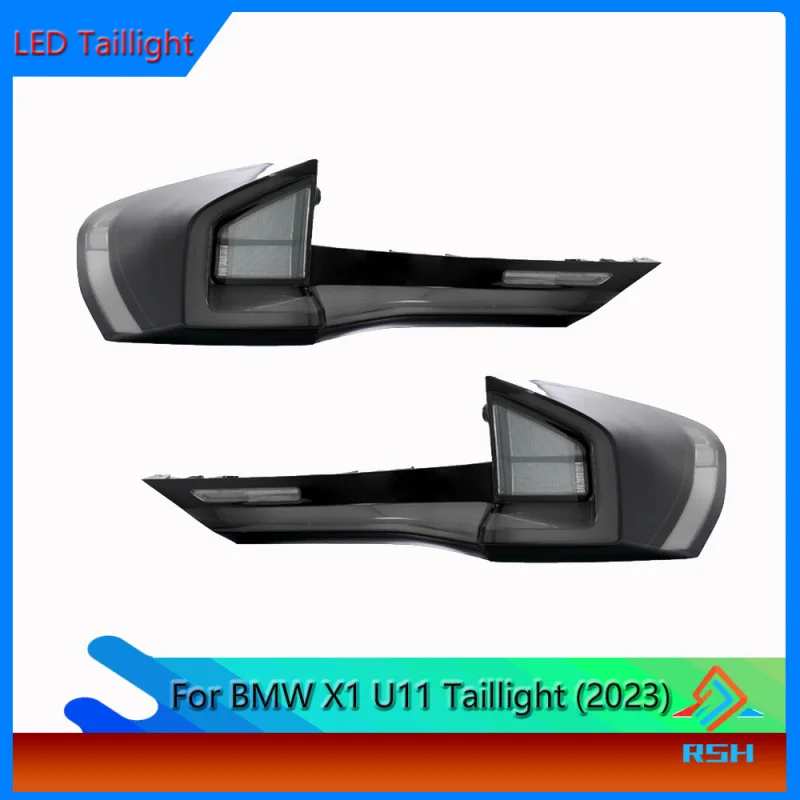 For BMW X1 U11 2023+ Models Includes Running Lights Brake Lights Fog Lights And Reverse Lights Smoked Style Tail Light Assembly
