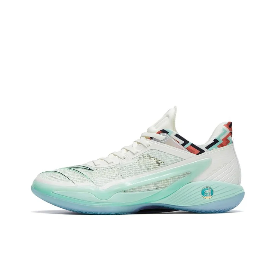 Anta Crazy 4 Crazy 4 Dragon Raising Its Head Slip Resistant Abrasion Resistant Low top Basketball Shoes Men's 112321113-7