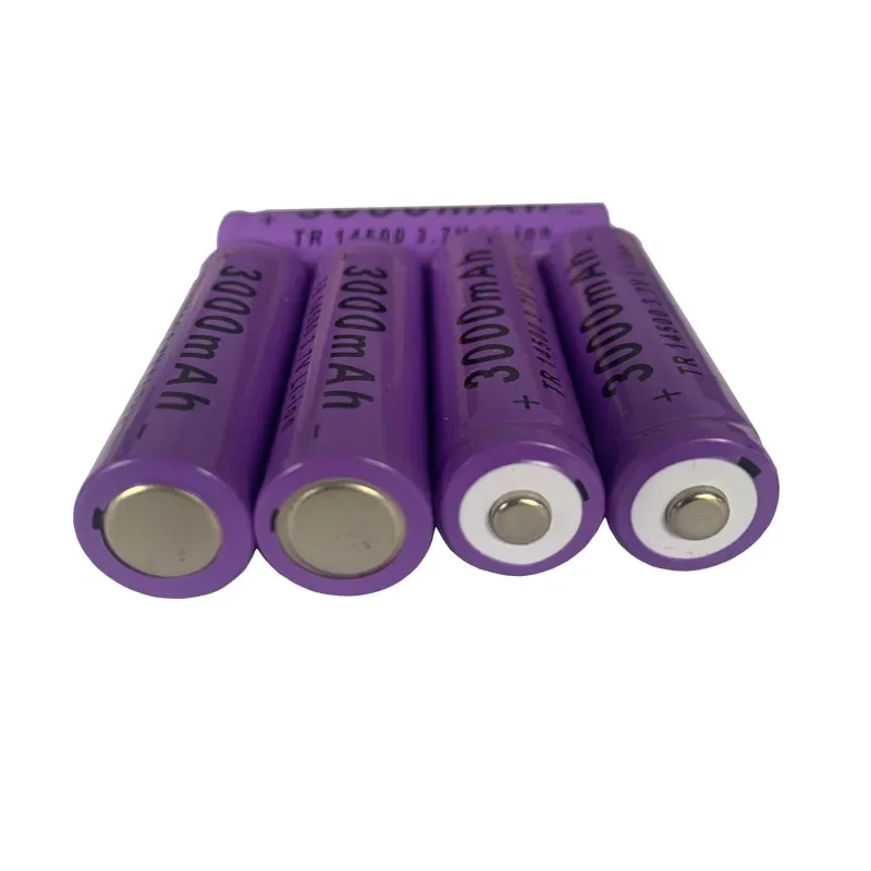 Haute Capacité 14500 3.7V 3000mah Lithium Rechargeable Batterie