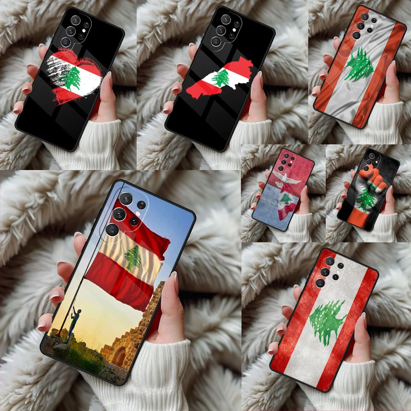 Phone Cases Lebanon - Lübnan Bayraklı Tampon Telefon Kılıfı Samsung