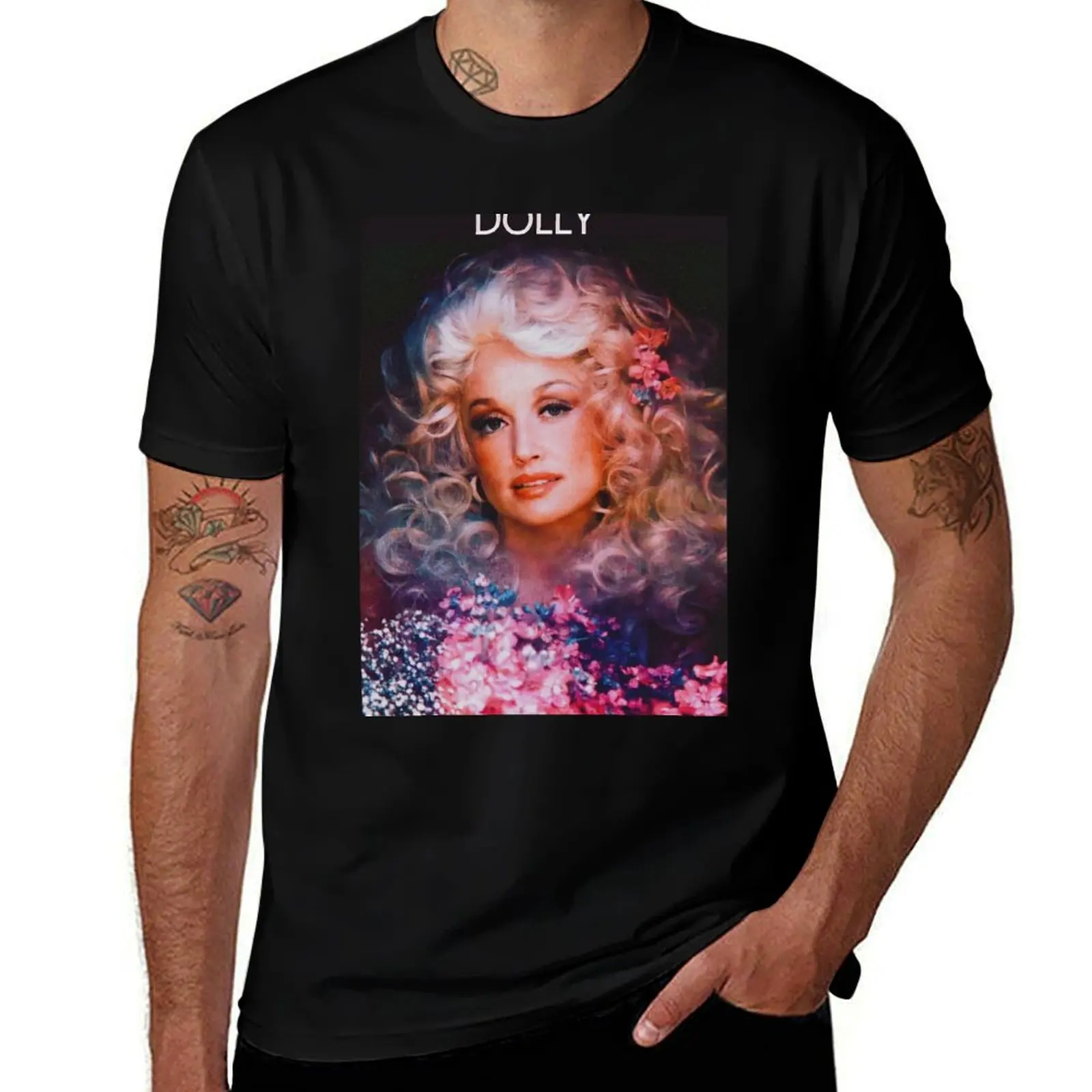 DOLLY PARTON T-Shirt Athletic Quick Dry for Men T-Shirt