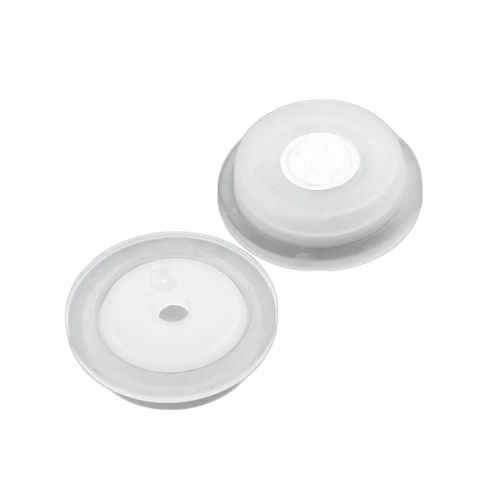 50Pcs PE Degassing Valve with Filter for Coffee Bags One Way Exhaust Valve for Gas Release and Oxygen Barrier Function