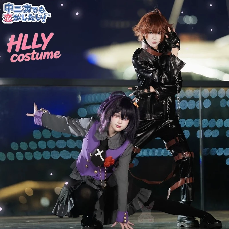

Rikka Takanashi Yuta Togashi Cosplay Costume Full Set School Uniform for Anime Halloween Daily Wear