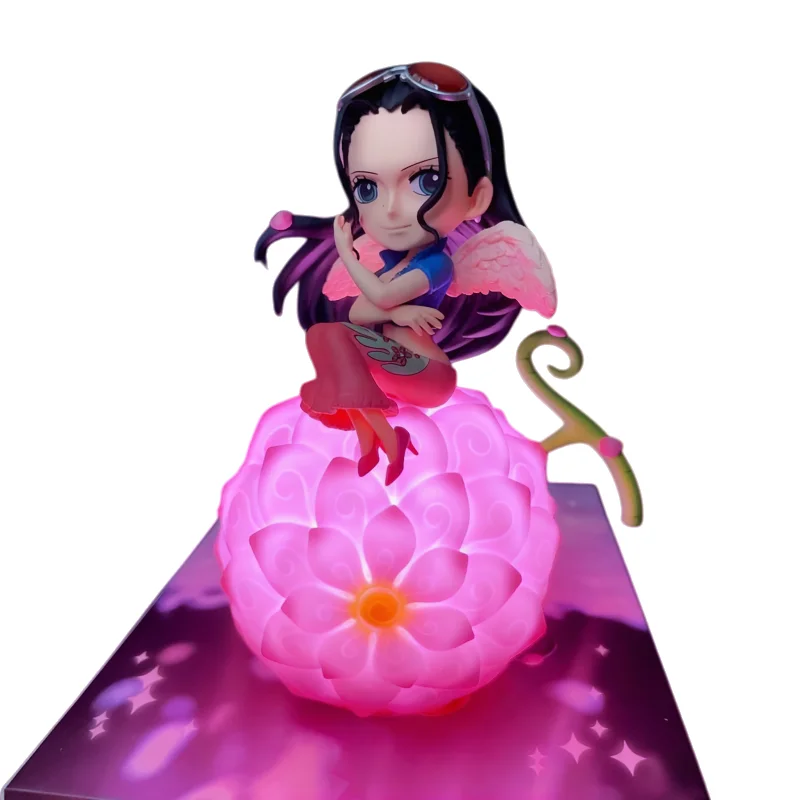 Anime une pièce diable Fruit Robin Ace Luffy Nico veilleuse modèle Figure ornement de bureau cadeaux de noël jouets à la mode