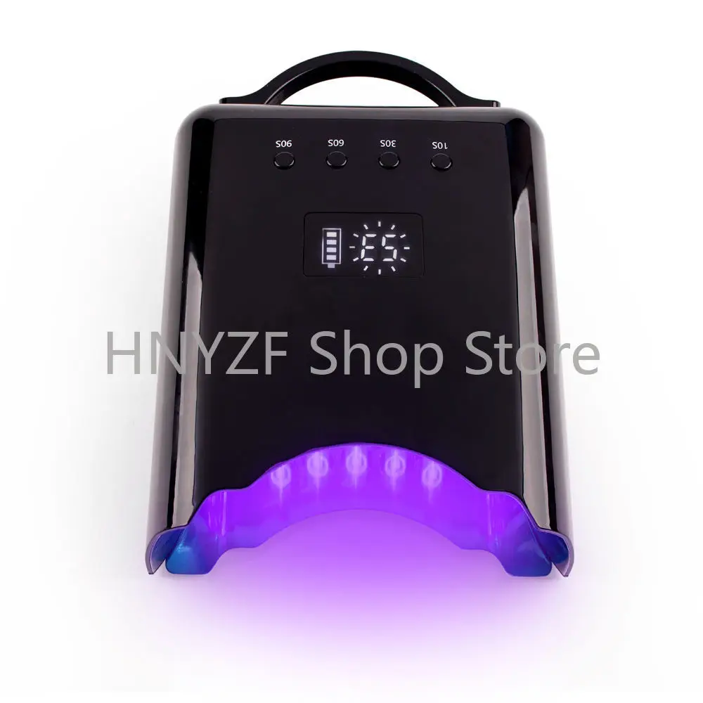 2023 New Gradient Color Nail Dryer 78W Rechargeable Best Pro Led Drying Lamp Cordless Ultraviolet Lamp