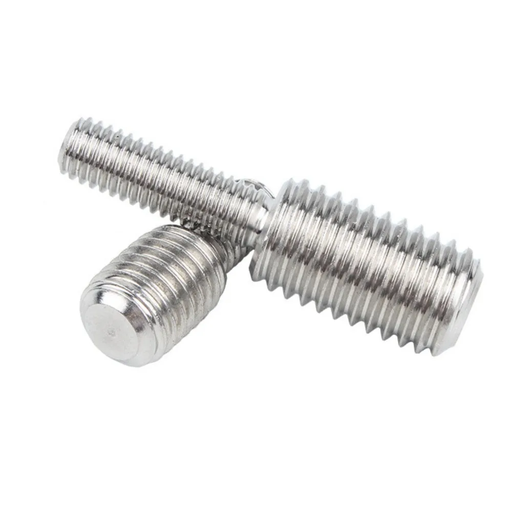 304 Edelstahl M3 M4 M5 M6 M8 M10 M12 M14 M16 M20 Gewindeadapter Stecker auf Stecker Umwandlung Doppelkopf-Transferschraube – Detail 5