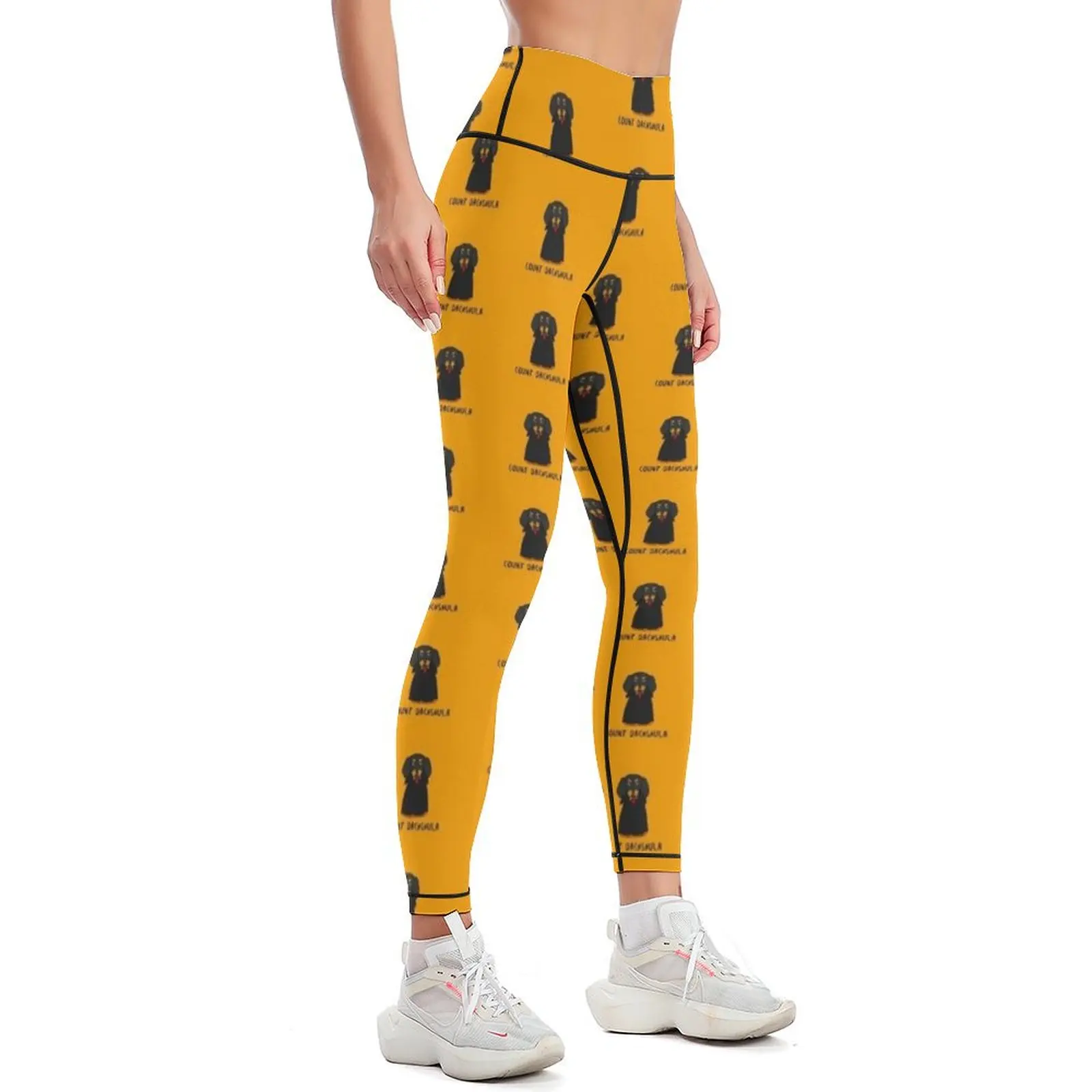 Count Dachshula Leggings Women's push up gym pants Womens Leggings