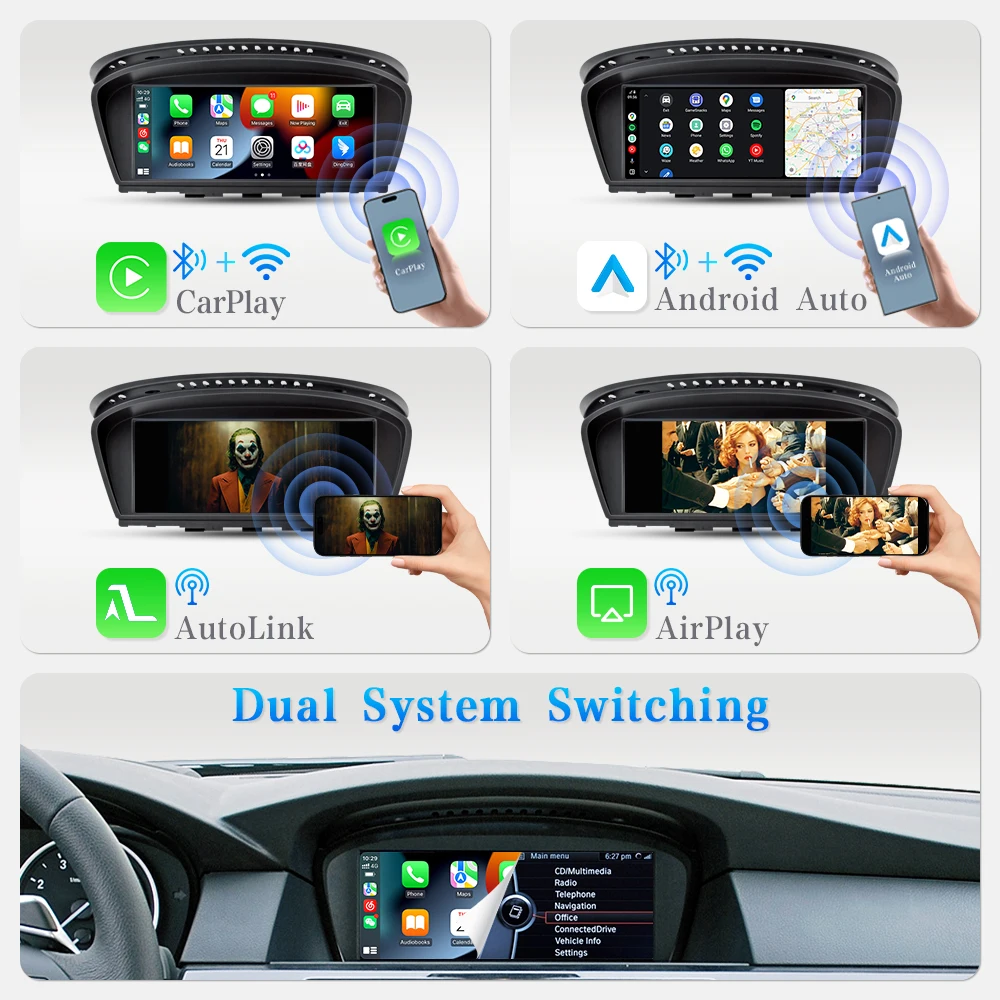 AUTOTOP 8.8“ CarPlay Android Auto Car Linux Multimedia Screen For