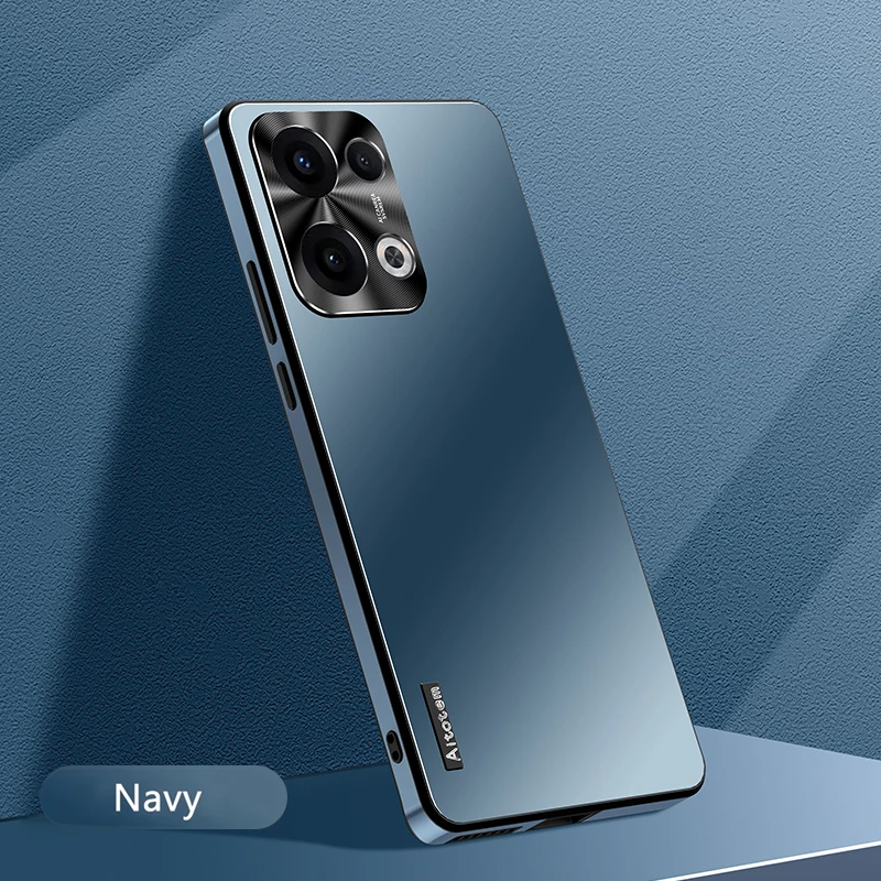 

Metal Frame Magnetic Aluminum Alloy Lens Shockproof Protective Case for OPPO Reno8 Reno13 Pro 5G Back Cover Phone Case Shell