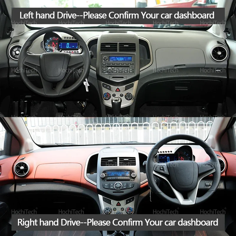 Dashboard Cover for Chevrolet Sonic Aveo 2010-2015 Car Dashboard Cover Dash Board Mat Carpet Pad Sunshade Cape Cushion view 2