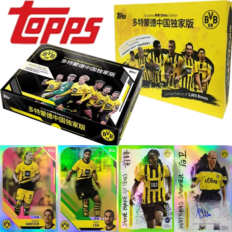 

Коллекционный набор официальных футбольных карточек Topps Borussia Dortmund BVB 09 2024 года, эксклюзивный для Китая, в загадочной коробке, для болельщиков