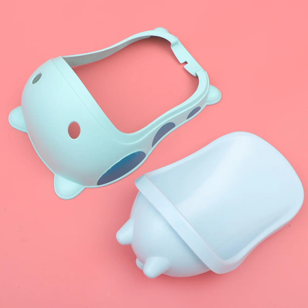 1 قطعة قعادة الأطفال الدائمة الأولاد تبول المدرب السماء الزرقاء مادة متينة سهلة التركيب فصل الأخدود البول