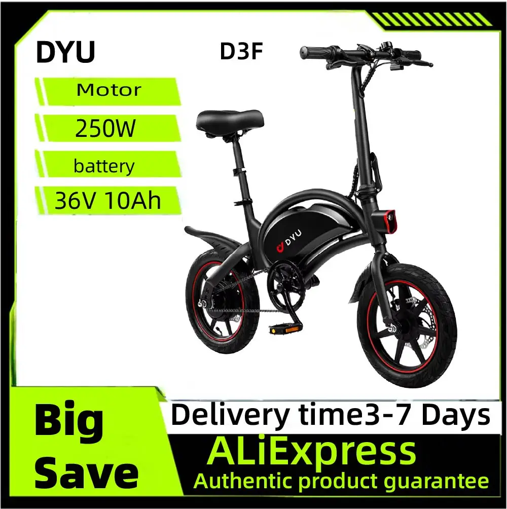 Dyu D3F Adult Ebike… - image