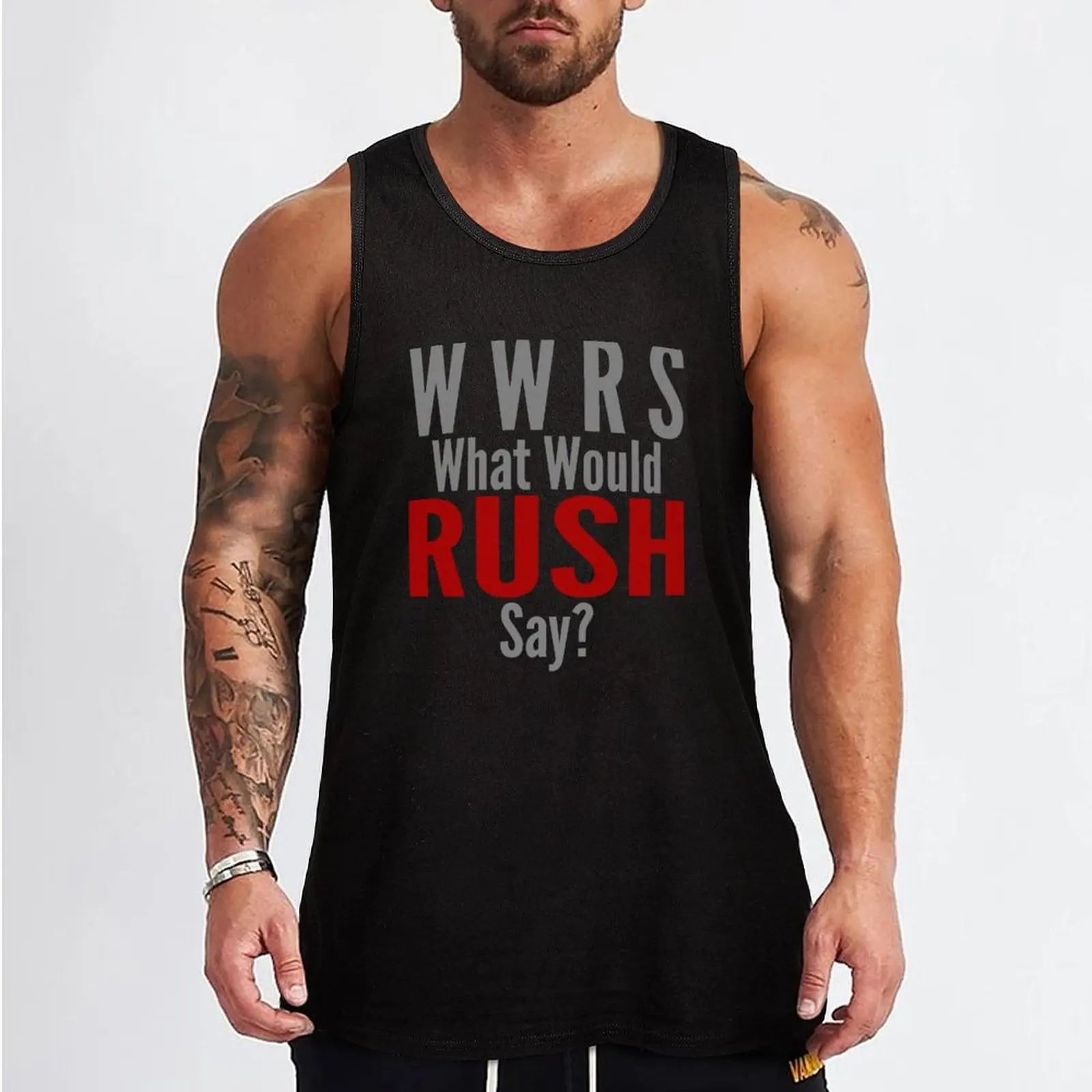 What Would Rush Say - Limbaugh Tribute Tank Top t shirts man sexy?costume sleeveless shirt man gym T-shirt sports