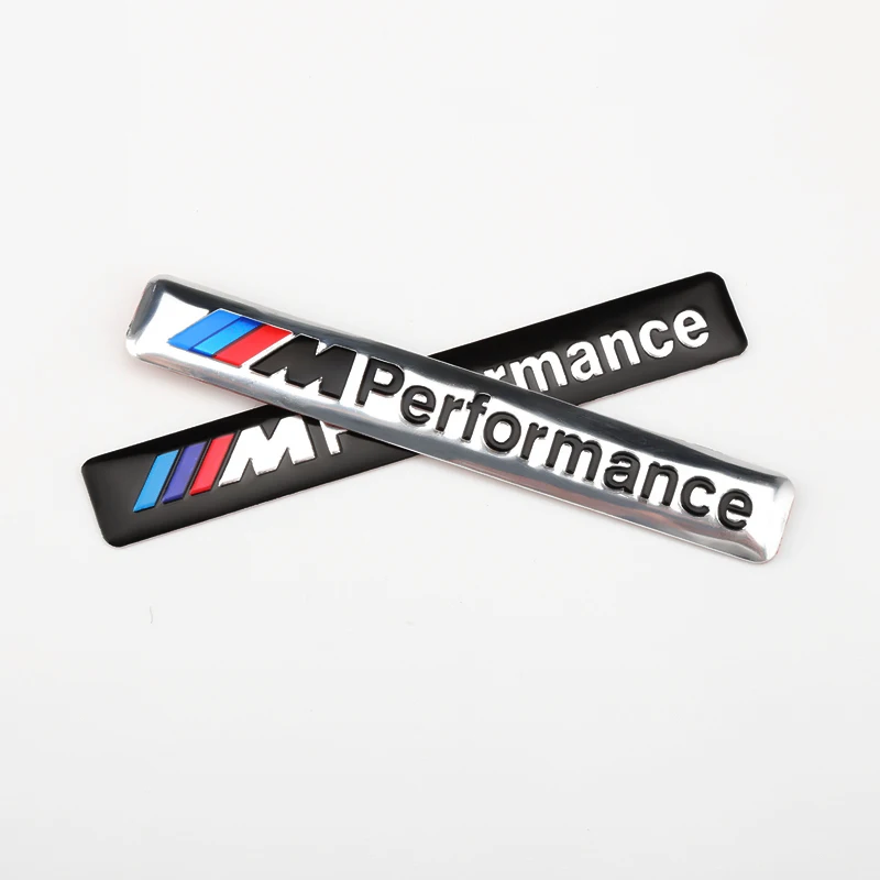 1PCS Car Decal Logo Badge Auto Accessories Sticker M Power Performance For BMW M 1 3 4 5 6 7 Series Z X M3 M5 M6 Mline Emblem