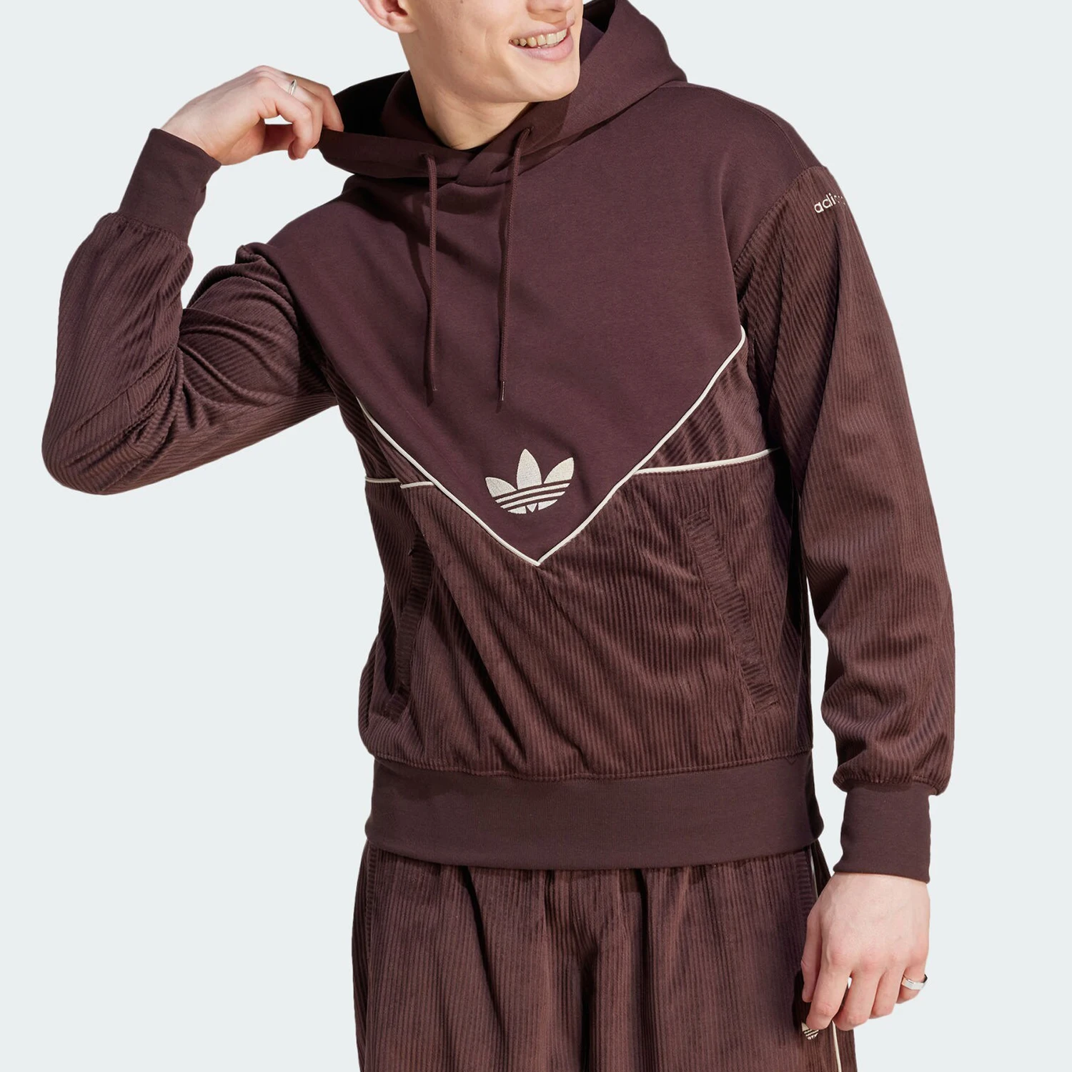 

Оригинальная мужская модная толстовка Adidas Clover с элементами пэчворка II5788