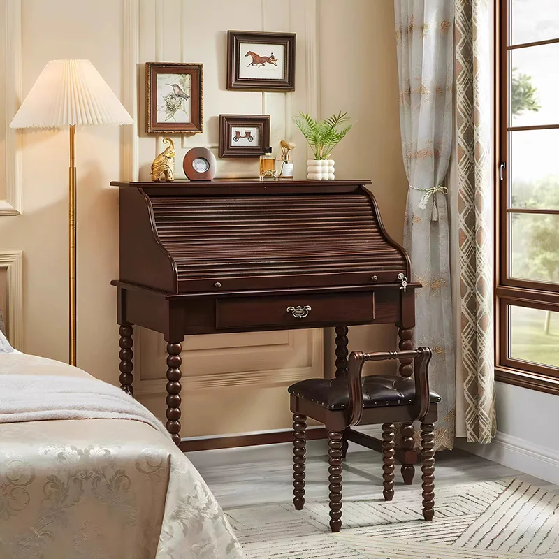 

Storage Drawers Dressing Table Beauty Cosmetics Large Wood Organizer Luxury Vanity Table Bedroom Penteadeira Chinese Furniture