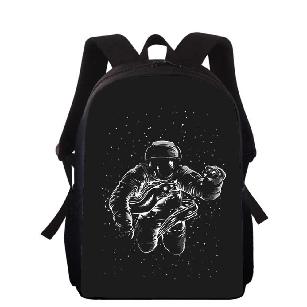 Creative Space astronaut universe mochila 3D para niños, bolsas de escuela primaria para niños y niñas, mochila para estudiantes, bolsas para libros escolares, 16"