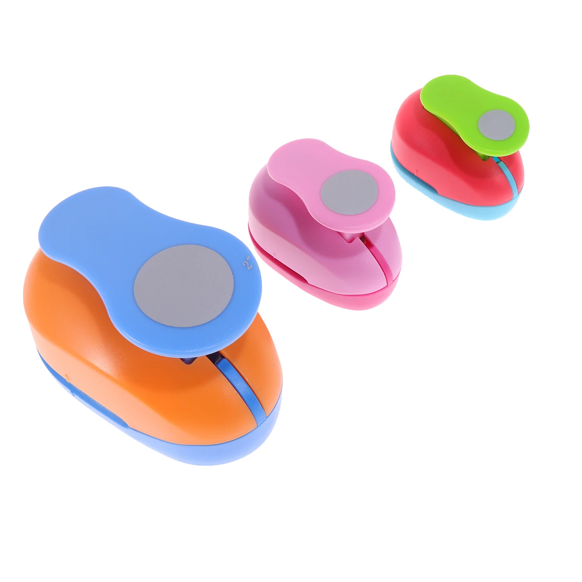 

3 Pcs Craft Paper Punches DIY Round Pattern 1.5cm 2.5cm 5cm Kids Tools Scrapbooking Greeting Cards Hole Puncher Art Supplies