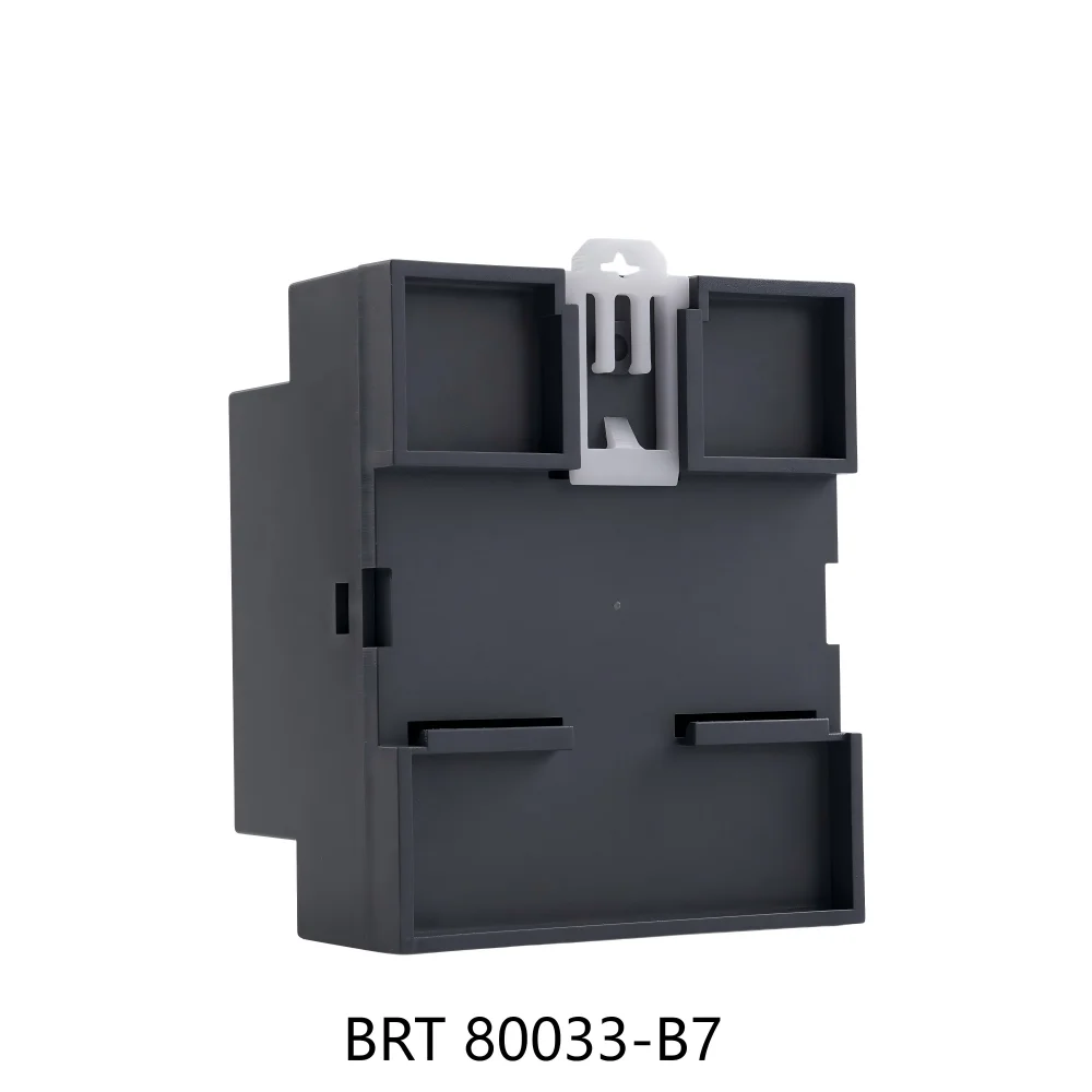 Power Electronic Component Housing, Industrial Control Box Rail Installation, PLC Module Controller Housing BRT80033