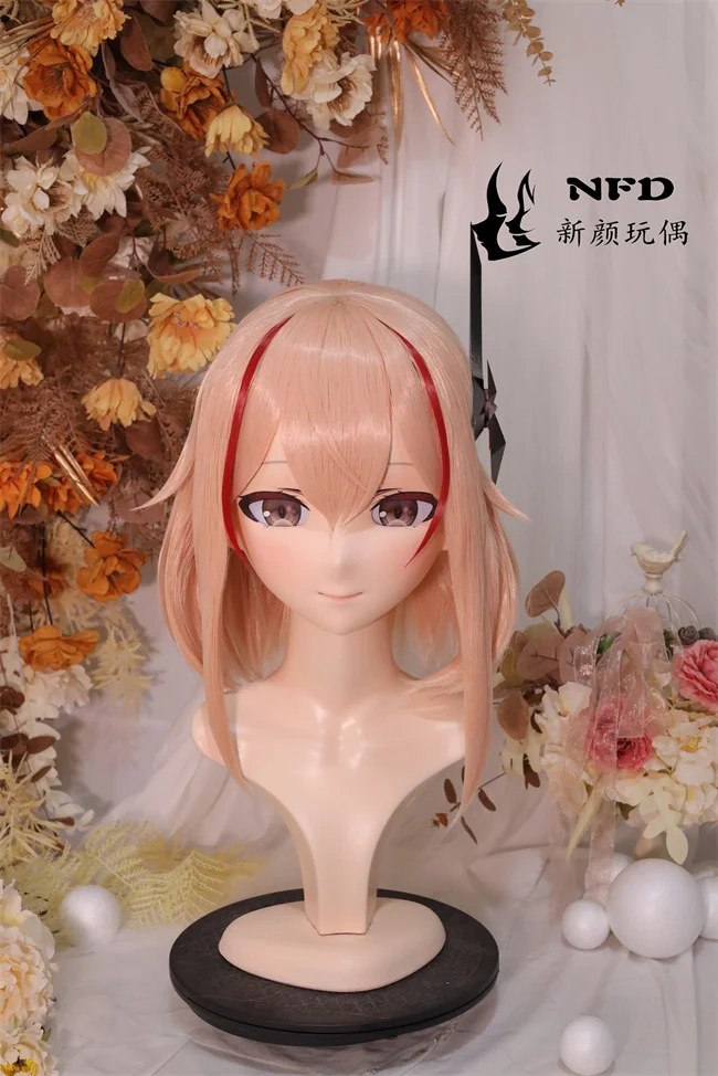 

(NFD43-19)Customize Full Head With Lock Crossdress Doll Female/Girl Japanese Anime Cartoon Character Kig Cosplay Kigurumi Mask