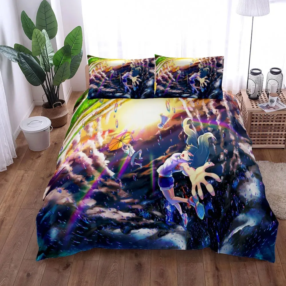 Hajime X Yue Arifureta Duvet Cover Set King Queen Double Full Twin Single Size Bed Linen Set