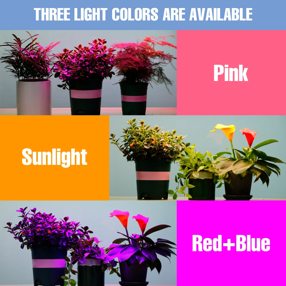 Led Phyto Grow Lamp USB Hydroponics Veg Flowers Full Spectrum Grow Light Plant Grow Tent Dimmable Phyto Lamp Greenhouse Lighting