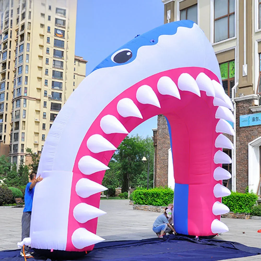 

Cheap Inflatable Customized Outdoor Shark Arch/Event Party Inflatable Entrance Arch