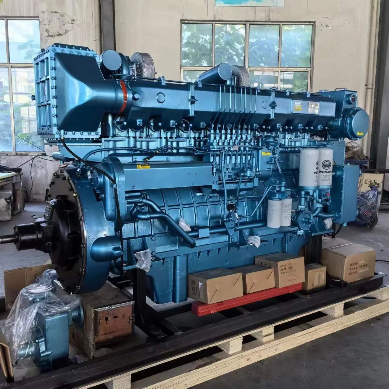 محرك بحري 8170ZC محرك بحري 820 حصان محرك بحري داخلي مع علبة تروس