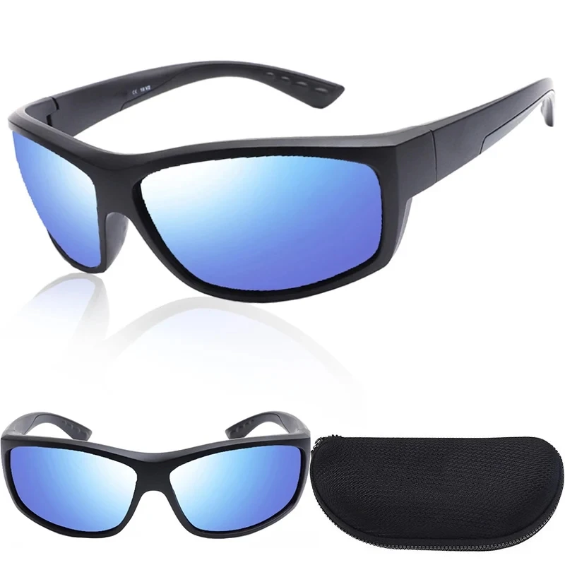 

Sport Sunglasses Men Mirror Saltbreakr Goggles Outdoor Square Polarized Sunglasses Men UV400 Driving Goggles Male Gafas