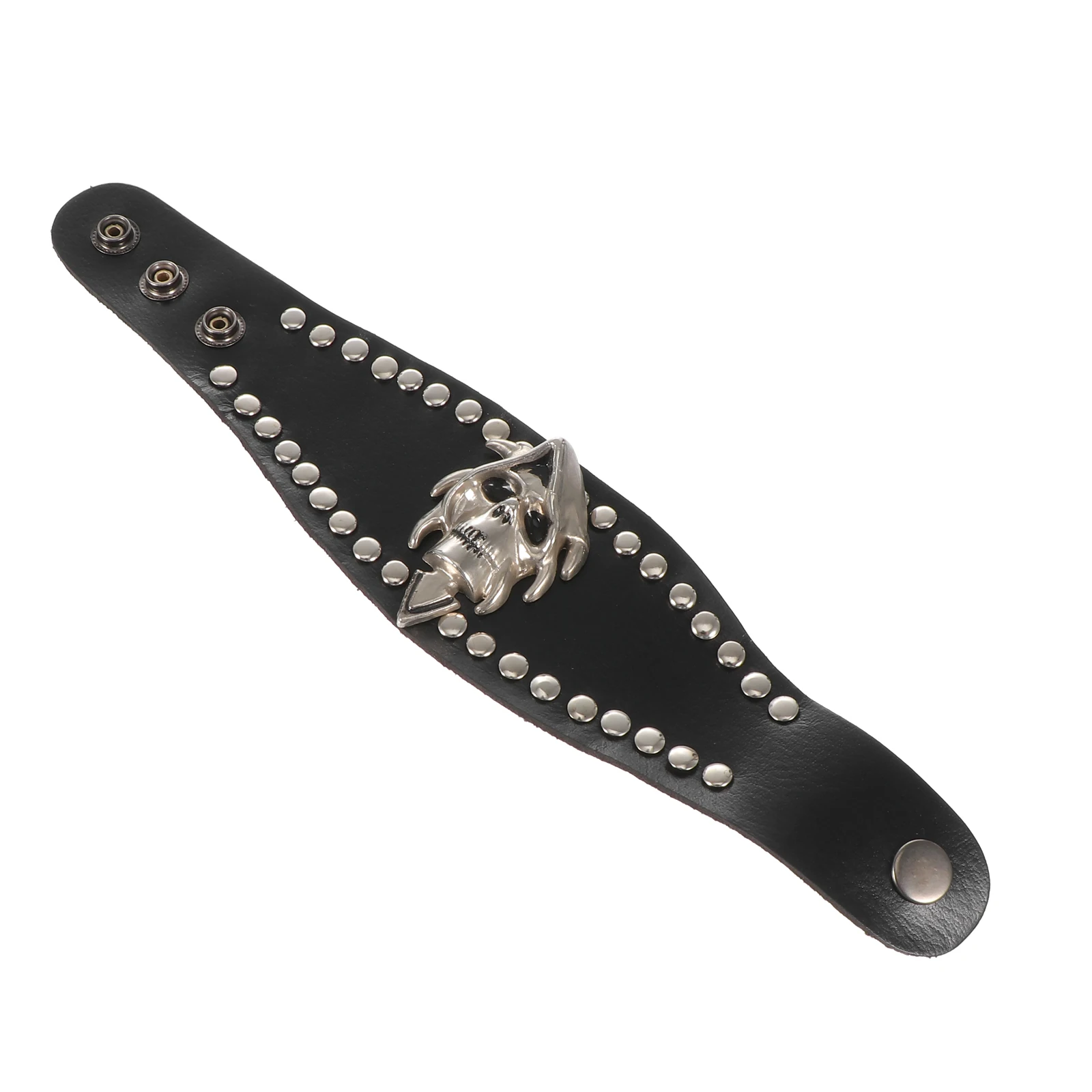 

Halloween Punk Handband Miss Decoration Skull Pattern Bracelet