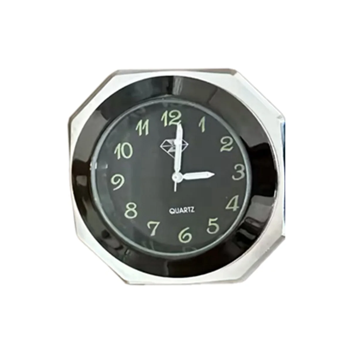 Motorcycle Clock Waterproof Mount Quartz Clock Watch Luminous Clock for 22-28mm Handlebar Styling Black