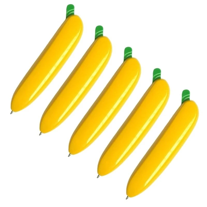  Novelty Banana Pen Retractable Ballpoint Pen Christmas Stocking Fillers for Kid