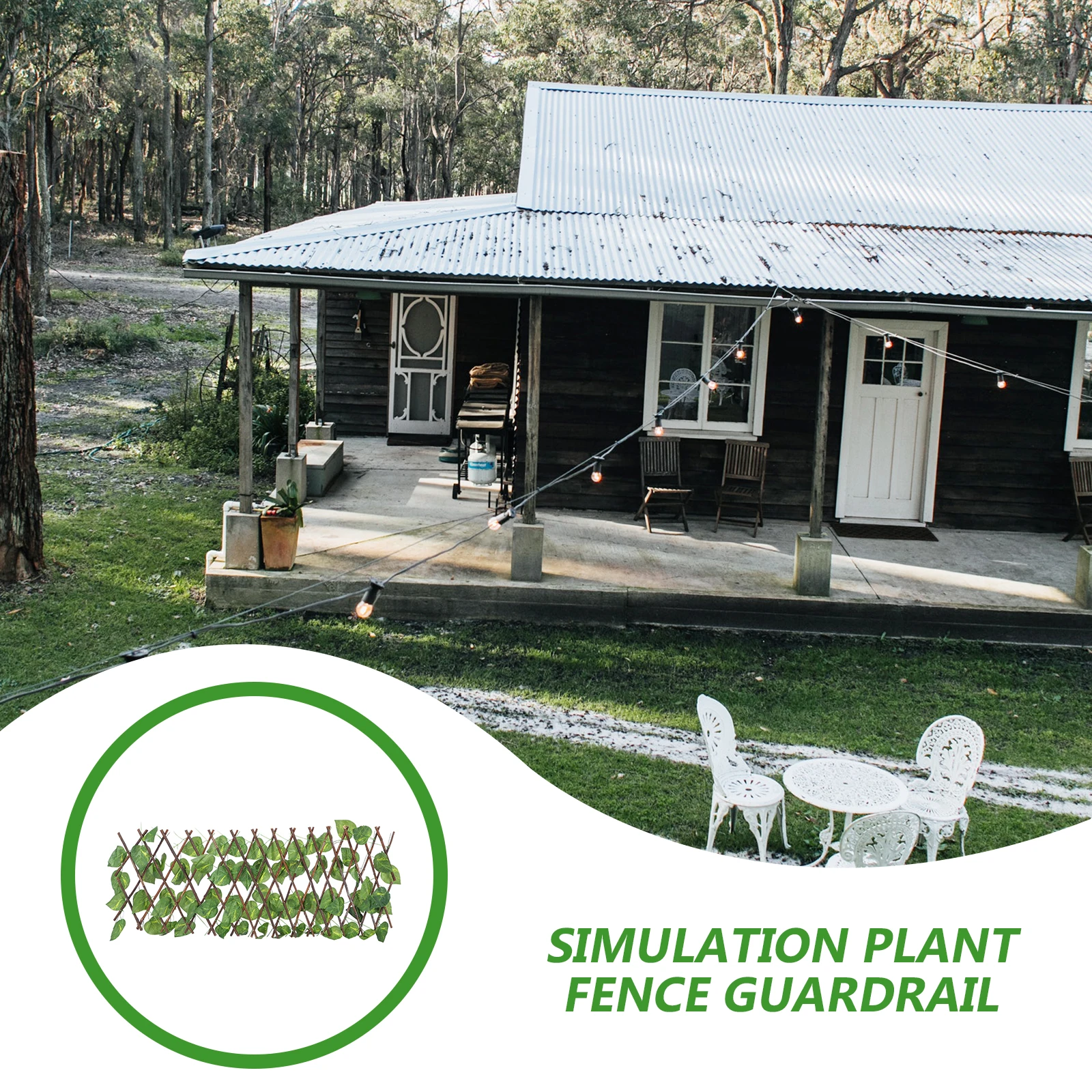 

Artificial Green Fence Decor Mesh Plastic Leaf Trellis Outdoor Plants Privacy Screen Gardening Balcony Wall Ornament Durability