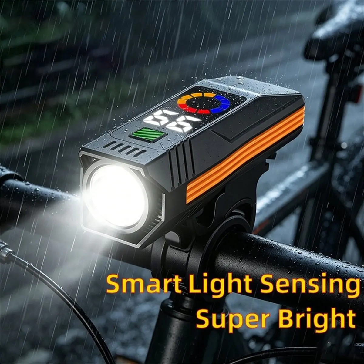 11·11COUPON Smart Sensing Bike Front Light MTB Road Bicycle Headlight Flashlight Cycling Lamp Type-C Charge Bike Accessories