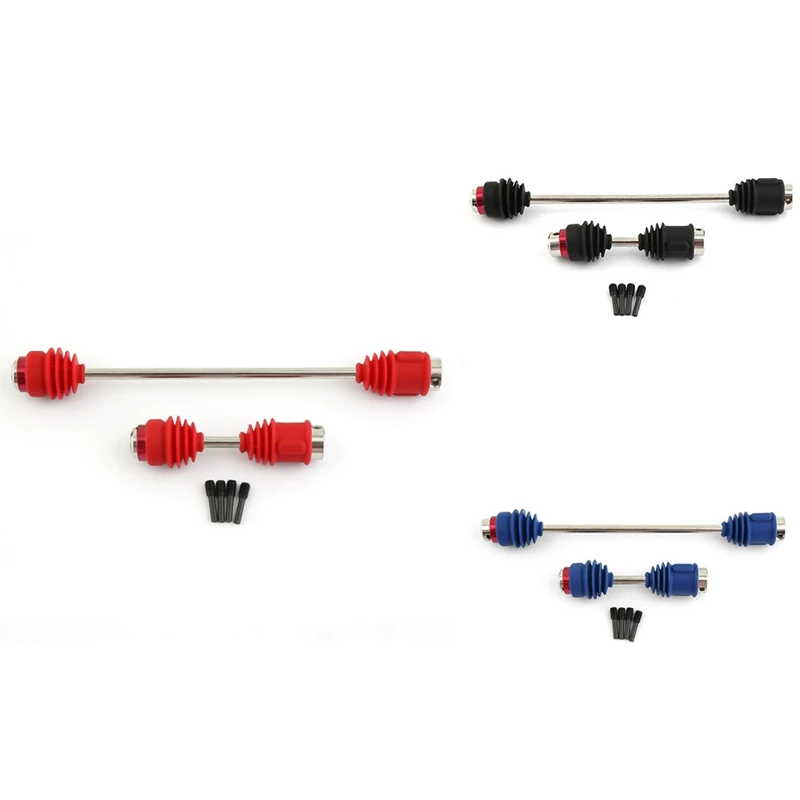 Metal Steel Center Driveshafts CVD 8655R With Dust Boots For 1/10 Traxxas E-Revo Erevo 2.0 Upgrades Parts Accessories